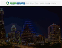 Tablet Screenshot of greenstreamintl.com